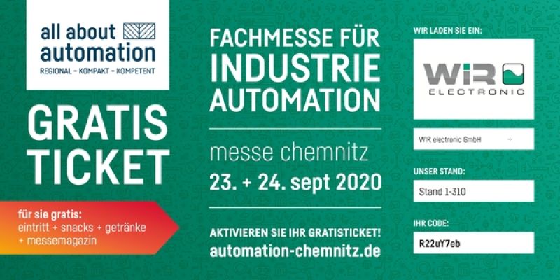 Ihr Ticket für die aaa Chemnitz 2020
