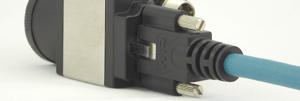 RJ45, verschraubbar für GigE Vision